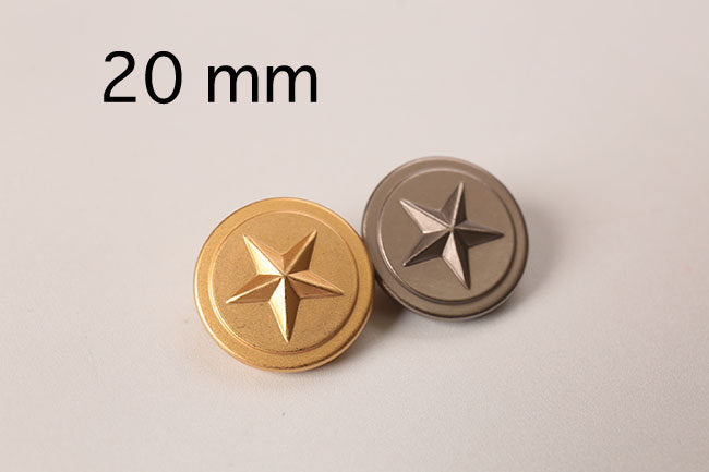アイリス メタルボタン 星柄 20mm[F9-ma1461-20mm] – トマトオンライン