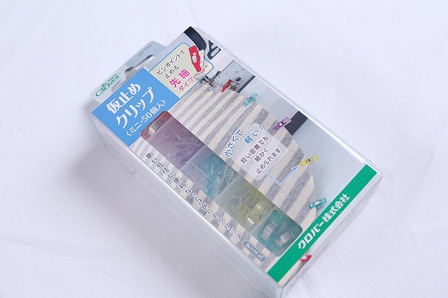 Clover(クロバー) 仮止めクリップ<ミニ・50個入>先細タイプ[F9-22-744]