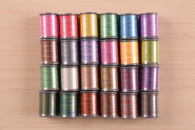 マルチカラーミシン糸 #50 250m巻[F9-multicolorthread]