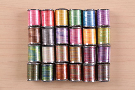 マルチカラーミシン糸 #50 250m巻[F9-multicolorthread]