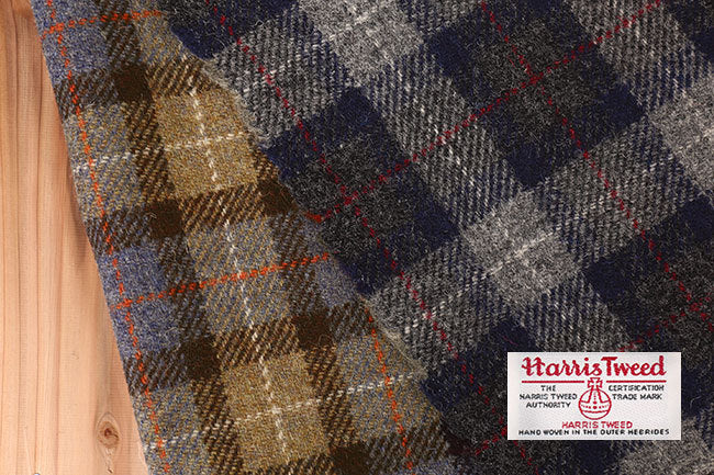 【特価】【ネット限定】【イギリス製】HarrisTweedハリスツイードチェックE[Fe-ht-ch-e]