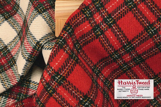 【特価】【ネット限定】【イギリス製】HarrisTweedハリスツイードチェックN[Fe-ht-ch-n]