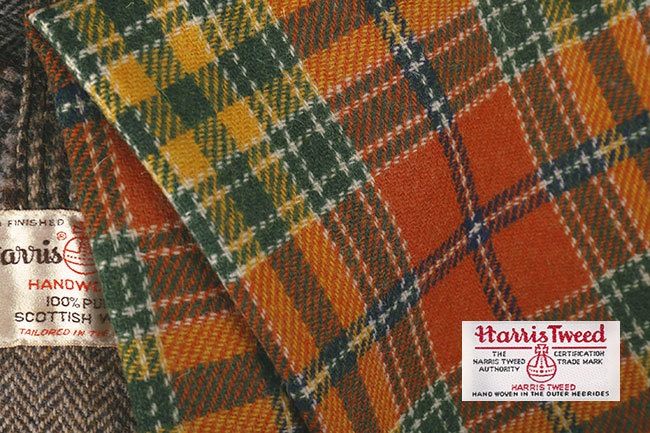 【特価】【ネット限定】【イギリス製】HarrisTweedハリスツイードチェックB[Fe-ht-ch-trt057]