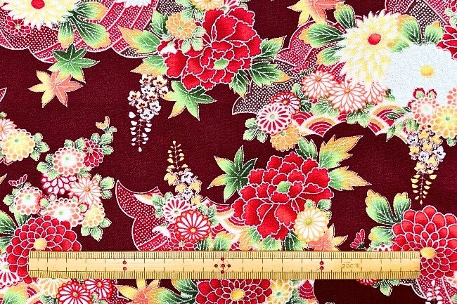 細布プリント 和柄[F1-1750-89]