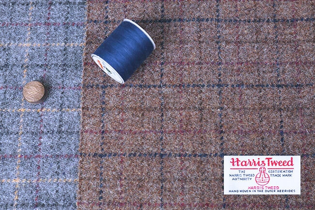 【特価】【ネット限定】【イギリス製】HarrisTweedハリスツイードチェックA[Fe-ht-ch-a]