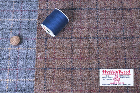 【特価】【ネット限定】【イギリス製】HarrisTweedハリスツイードチェックA[Fe-ht-ch-a]
