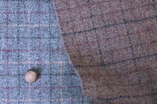 【特価】【ネット限定】【イギリス製】HarrisTweedハリスツイードチェックA[Fe-ht-ch-a]