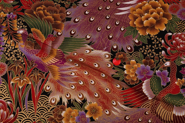 細布プリント 和柄[F1-1750-61]