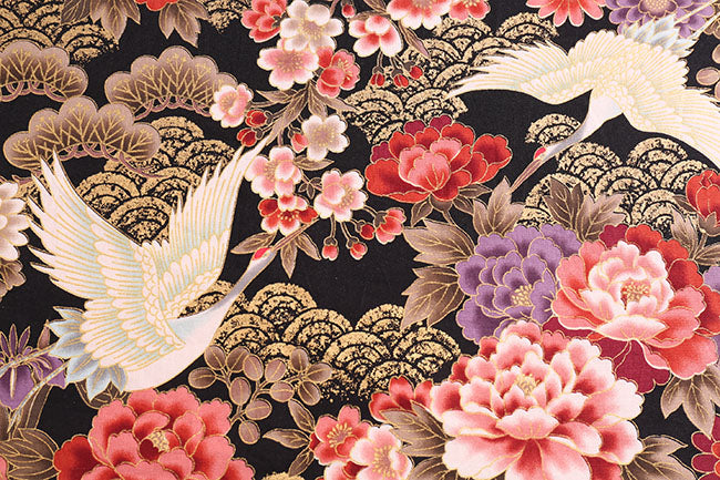 細布プリント 和柄[F1-1750-65]