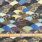 和調プリント金彩青海波柄[F1-3050-3]