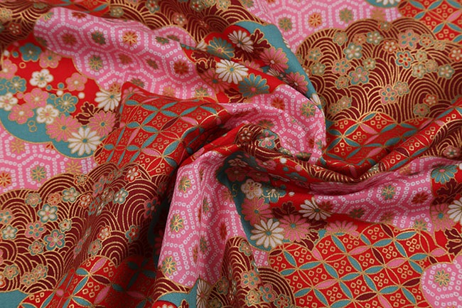 細布プリント 和柄[F1-1750-44] – トマトオンラインショップ