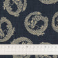 ムラ糸藍染調プリント(龍輪)[F4-kp7090-88]