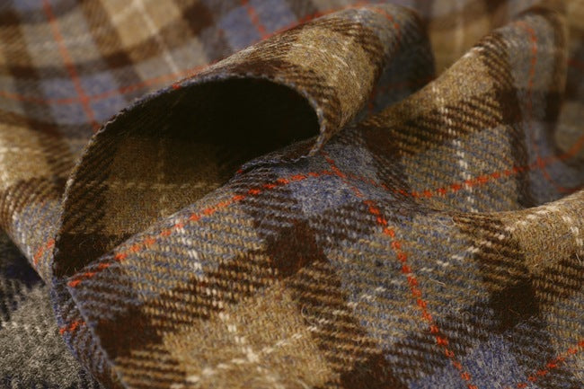 【特価】【ネット限定】【イギリス製】HarrisTweedハリスツイードチェックE[Fe-ht-ch-e]