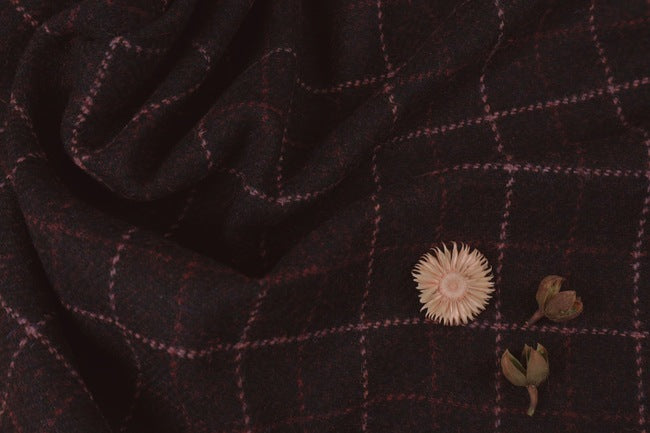 【特価】【ネット限定】【イギリス製】HarrisTweedハリスツイードウィンドウペンB[Fe-ht-wi-rm012]