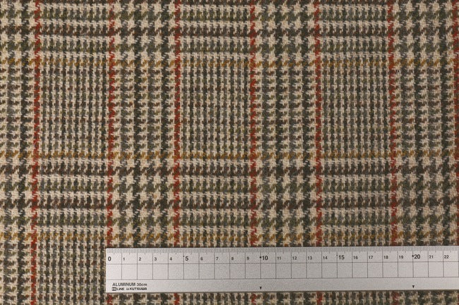 【特価】【ネット限定】【イギリス製】HarrisTweedハリスツイードブリティッシュチェックA[Fe-ht-1707]