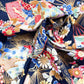 スラブサテン色彩文様[F1-AP42901-3]