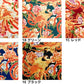 スラブサテン色彩文様[F1-AP52902-1]
