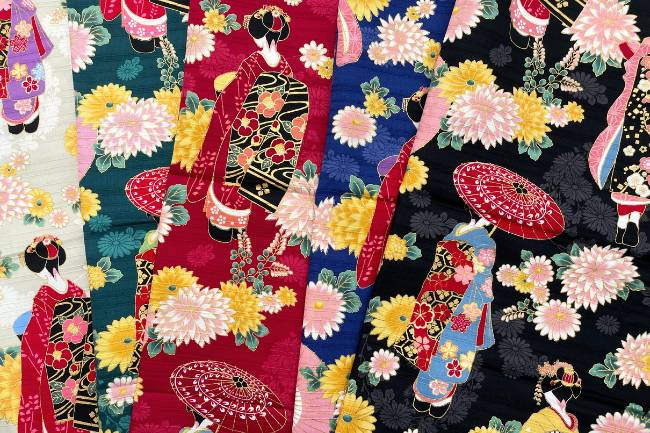 スラブサテン色彩文様[F1-AP52902-2]