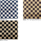 ムラ糸藍染調プリント(市松模様)[F4-kp7090-40]