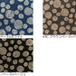 ムラ糸藍染調プリント(渦巻き)[F4-kp7090-43]