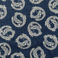 ムラ糸藍染調プリント(龍輪)[F4-kw7070-5]