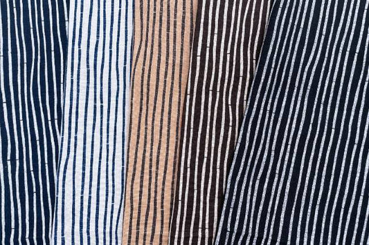 ムラ糸藍染調プリント(竹)[F4-kw7750-3]