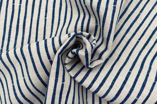 ムラ糸藍染調プリント(竹)[F4-kw7750-3]