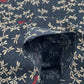 ムラ糸藍染調プリント(とんぼ赤入り)[F4-kp7090-131]