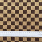ムラ糸藍染調プリント(市松模様)[F4-kp7090-40]