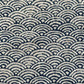 ムラ糸藍染調プリント(青海波)[F4-kp7090-4]