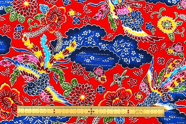 紅型調プリント[F4-AP62102-2]
