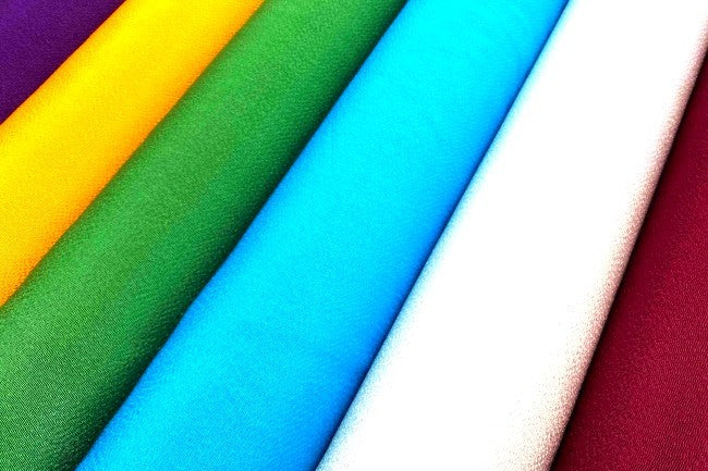 おすすめ糸選びシャッペスパンミシン糸60番手・200m巻[F9-shappe]レーヨンちりめん(無地)[F5-rayontirimenmuji]