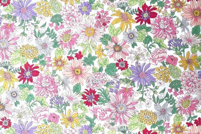 ツイルプリント(花柄)[F1-kts7030]