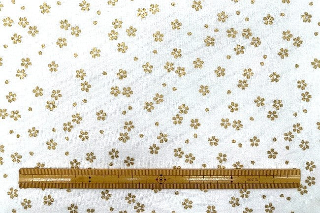 シーチングプリント単色金和柄「桜」[F1-88337-1] – トマト