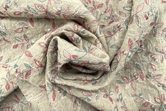 TOMATOオリジナル 強撚ボイル刺繍(かすり糸使用)[F1-4848]