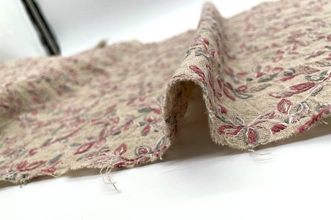 TOMATOオリジナル 強撚ボイル刺繍(かすり糸使用)[F1-4848]