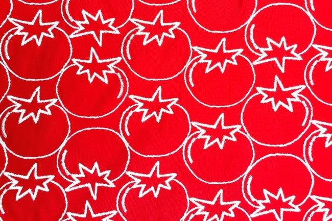 TOMATOオリジナル コットンシーチング とまと刺繍[F1-K53074] – トマト