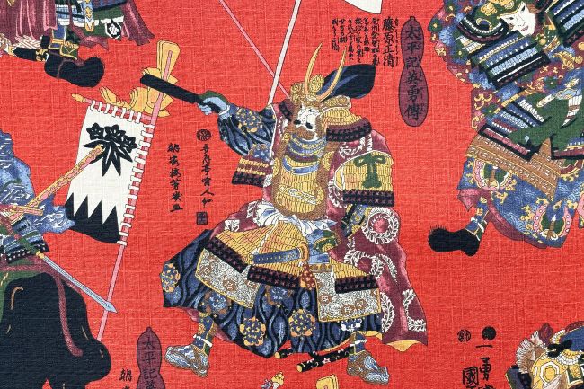 和調プリントドビー【戦国武将柄】[F1-1027-110-2]
